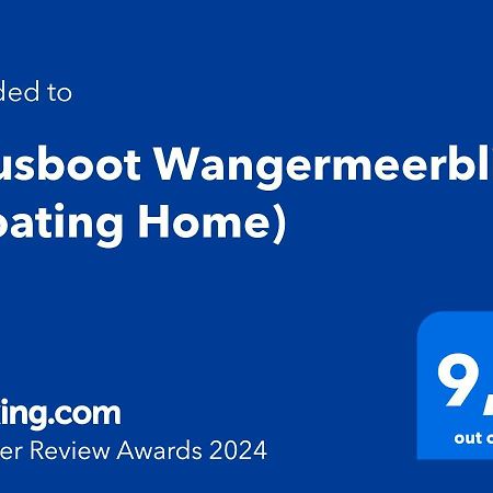 Hausboot Wangermeerblick شيلينغ المظهر الخارجي الصورة
